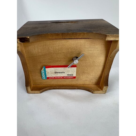 VTG Hummel Wood Music Box Edelweiss Swiss Movement The Mail is Here - Picture 6 of 9